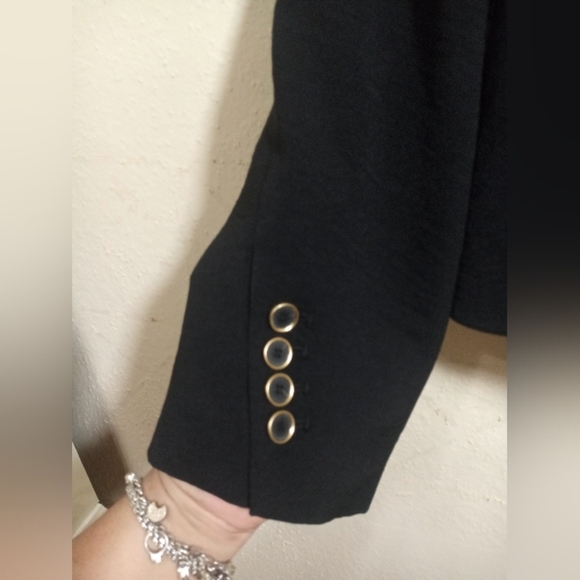Vince Camuto Black Blazer Tailored Fit Professional Design - Picture 8 of 11